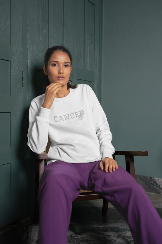 'Cancer' Embroidered Unisex Crew