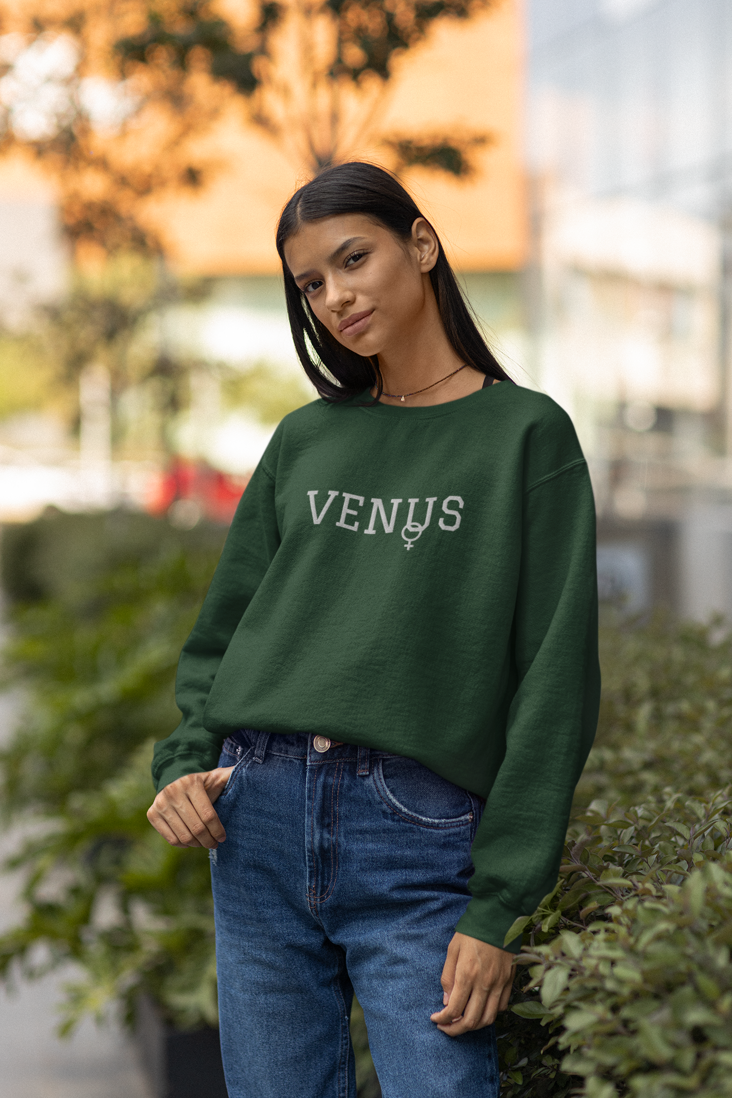 'Venus' Embroidered Unisex Crew