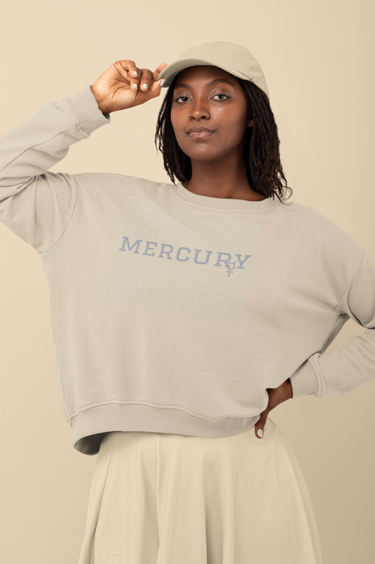 'Mercury' Embroidered Unisex Crew